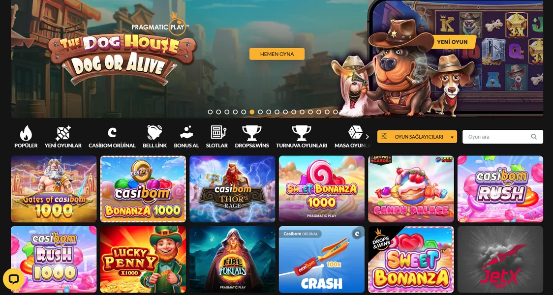 Casibom mobil giriş: Türkiye'den 4000+ oyuna erişim